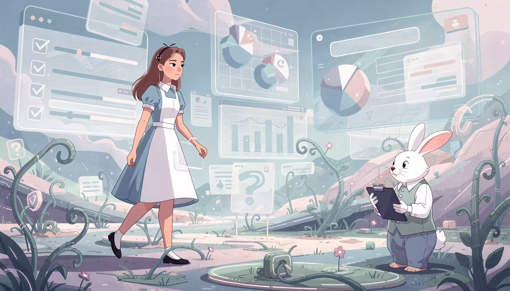 Alicia en el país de las encuestas o socioanálisis del 23J.